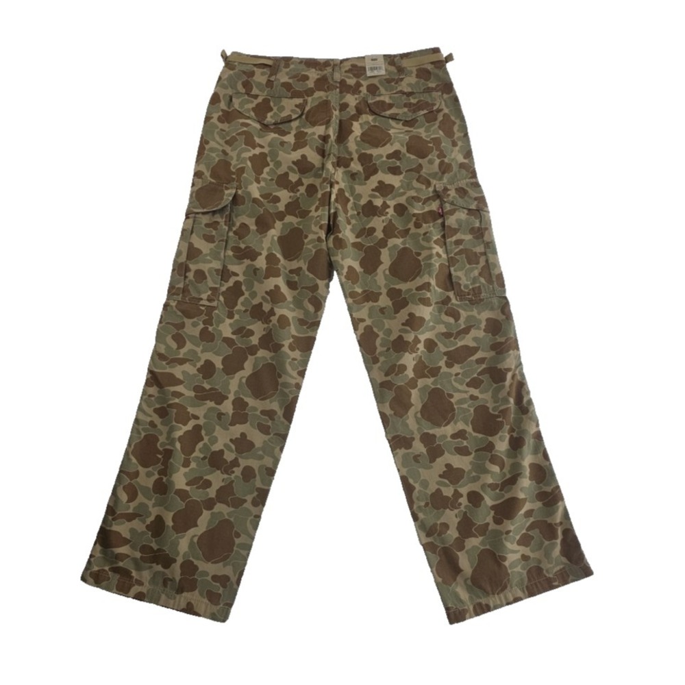 Levi's‎ XX Cargo Baggy Camo Pants Men's 36x32 100% Cotton NEW Utility NWT 6 Pkts - Picture 2 of 16